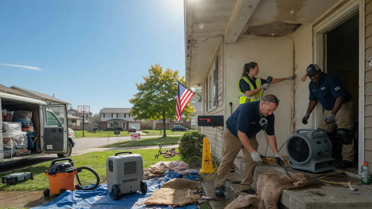 Water Damage Restoration in Mclean, IL near me